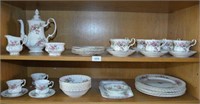 Large collection of Royal Albert 'Moss Rose'