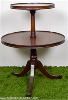 Mahogany Two Tiered Table