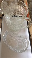 Glass pitcher, container