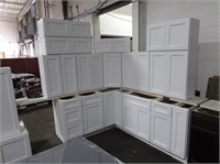 Uptown White Kitchen Cabinet Set