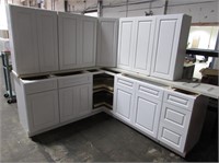Gramercy White Kitchen Cabinet Set