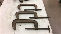 3 Lg. C clamps