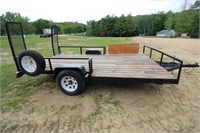 Single axle trailer