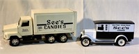 2 See's Candy Ertl Collectible Diecast Trucks