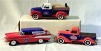 Lot of 3 Cooper Tire LE Diecast Vehicles 1936