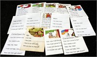 14 - 1980 Story Chart Boards for Kids Education