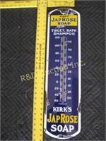 Kirk's Jap Rose Soap Porcelain Thermometer