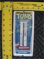 Tums Painted Tin Thermometer