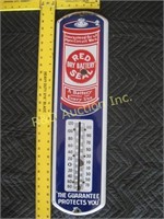 Red Seal Dry Batteries Porcelain Thermometer