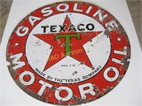 42" Texaco Porcelain Sign