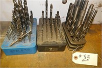 Three Metal Drill Index's With Drill Bits