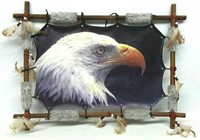 Native American Inspired Bald Eagle Wall Hanging