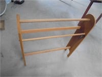 Wooden Quilt Rack