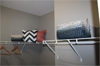 Master Closet; baskets and pillows