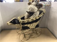 Cow Stroller With Cow Stuffie