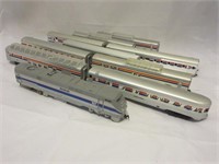 HO Scale Amtrak Passenger Car Set