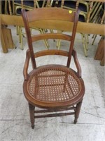 19TH CENTURY PARLOR CHAIR  33"T X 17.5"W