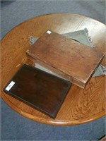 (2) VINTAGE WOODEN BOXES