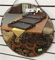 ROUND FRAMELESS BEVELED WALL MIRROR