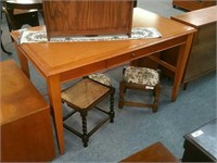 LIBRARY DESK, WITH DRAWER