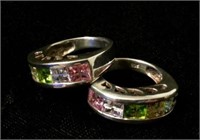 PAIR OF STERLING SILVER WEDDING BANDS SZ 6 AND 8