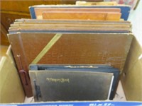 SELECTION OF SCRAP BOOKS-PHOTOS,MILITARY,CARDS