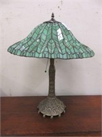 BEAUTIFUL TIFFANY STYLE PARLOR LAMP 24"T