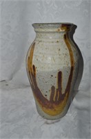 Studio Pottery  Vase Signed