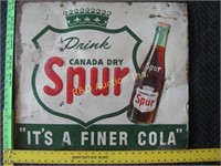 1946 Canada Dry Spur Cola Sign