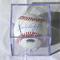 Sandy Koufax Autographed Baseball in Holder