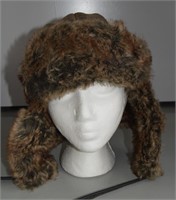 Leather & Faux Fur Hat