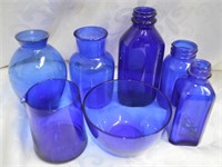 Colbalt Blue Small Vessel Lot