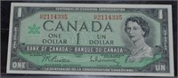 Canadian Bicentennial 1967 $1.00 Banknote