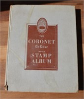 Cornet Deluxe Stamp Album Contains Some Stamps