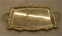 Golden Crown Silver Plated Serving Platter