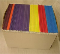 Box Of Multi Colored File Holders
