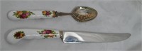 Royal Albert Old Country Roses Knife & Spoon