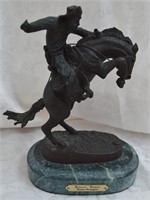 F. Remington Bronze Sculpture Bronco Buster