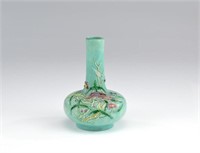 Chinese moulded porcelain bottle vase