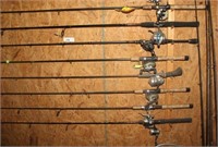SELECTION OF FISHING RODS