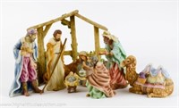 (10) Roman Inc. Nativity Scene Figurines