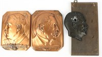 WWII GERMAN PLAQUE LOT OF 3