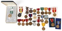 LOT OF WWII ERA US MEDALS