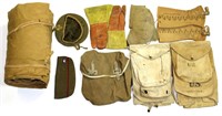 LARGE LOT OF MILITARY FIELD GEAR