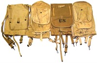 US ARMY BACKPACK LOT OF 4