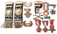 GAR AND WOW MEDAL LOT OF 12