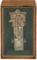 WWII BOMB FUSE PROTOTYPE  CROSS SECTION DISPLAY