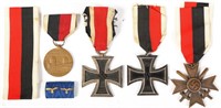 WWII GERMAN MEDAL AND RIBBON LOT OF 6