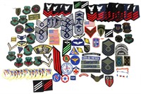US PATCH COLLECTION WITH BULLION CBI PATCH