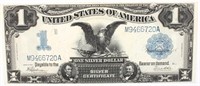 $1.00 BLACK EAGLE SILVER CERTIFICATE NOTE 1899